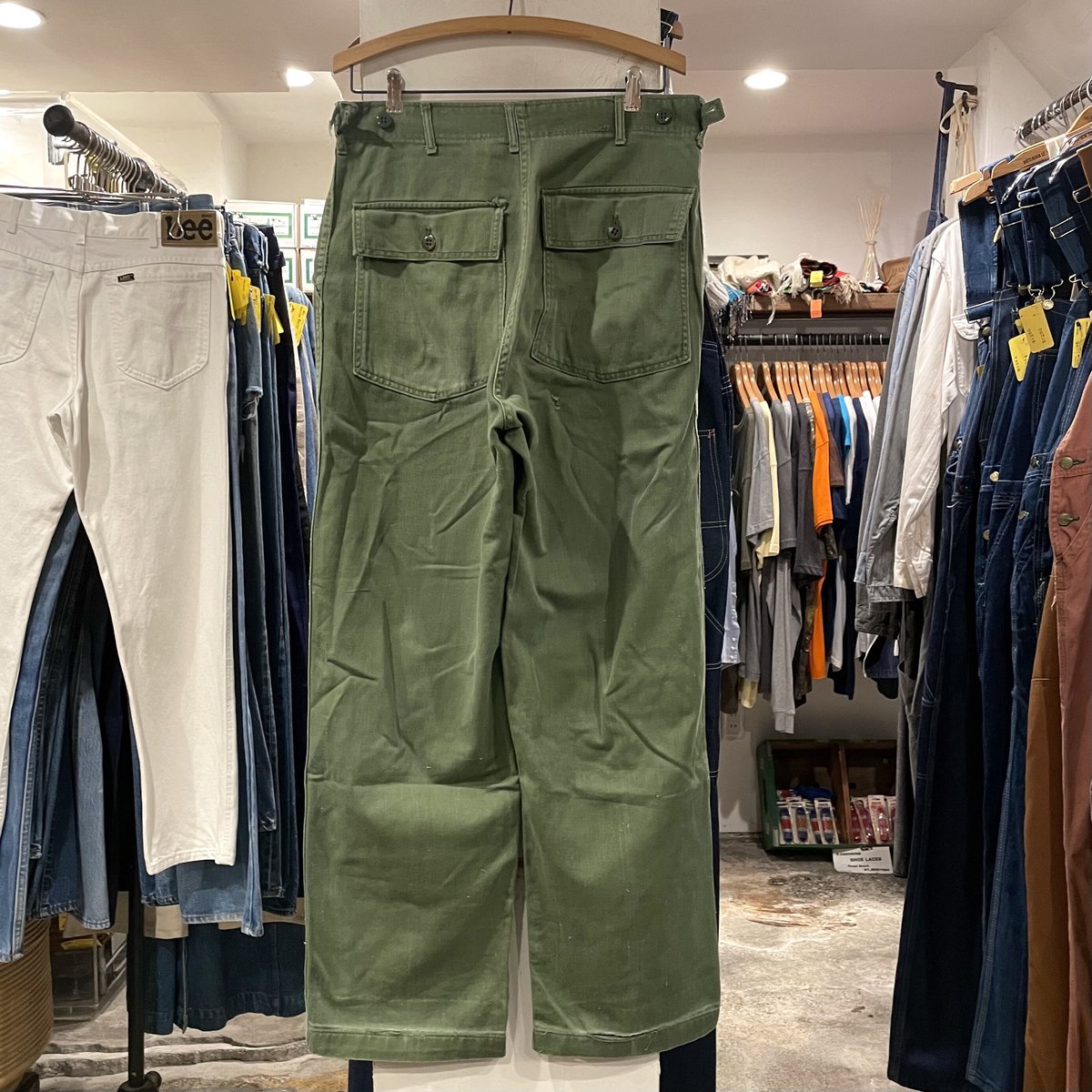 60s US ARMY ベイカーパンツ MEDIUM サイドアジャスター COTTON 60s US ARMY ベイカーパンツ MEDIUM サイドアジャスター COTTON