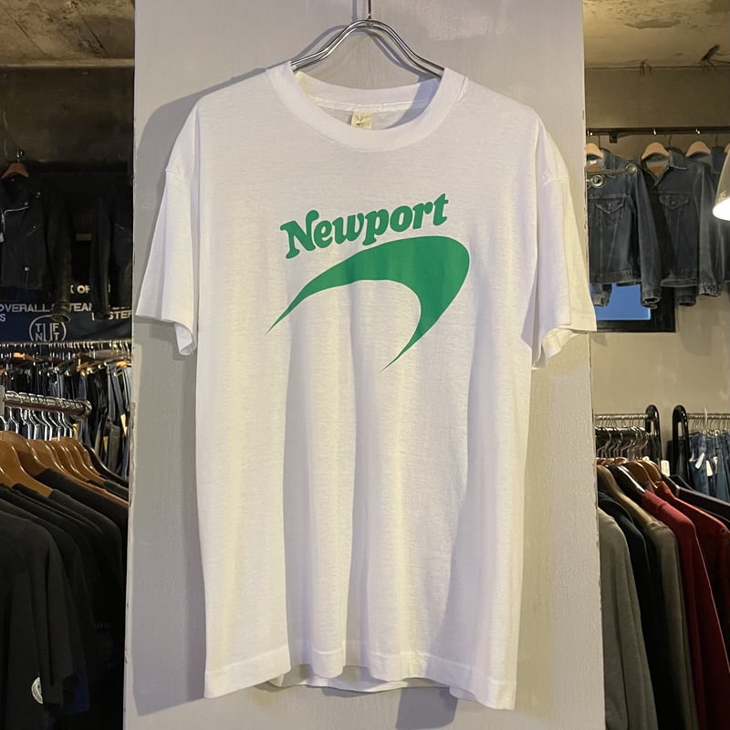 80s SCREEN STARS Newport S/S Tシャツ USA製 タバコ (S36