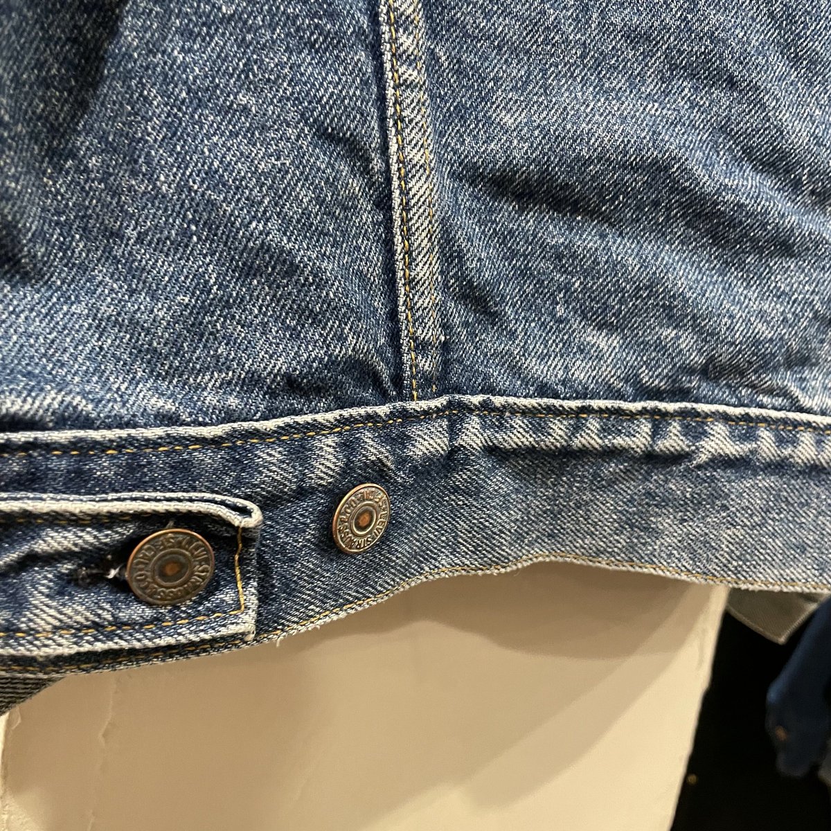 90s Levi's 70417 9332 リーバイス デニムジャケット ネル生地ライナー 