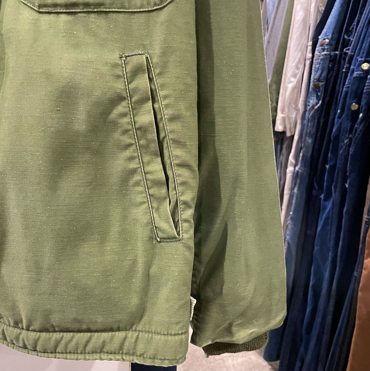 80S SCOVILLジップ A-2 DECK JACKET デッキ ジャケット 名作 80s 米軍 実物USNavy A-2 デッキ ジャケット ミリタリー