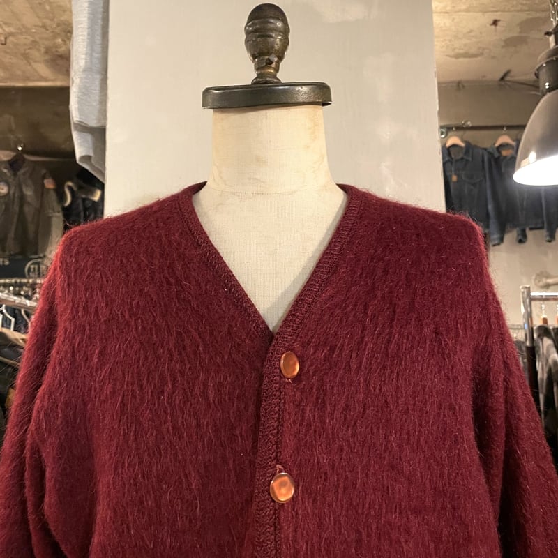 60s BRENT Vintage Mohair Cardigan モヘアカーディガン USA