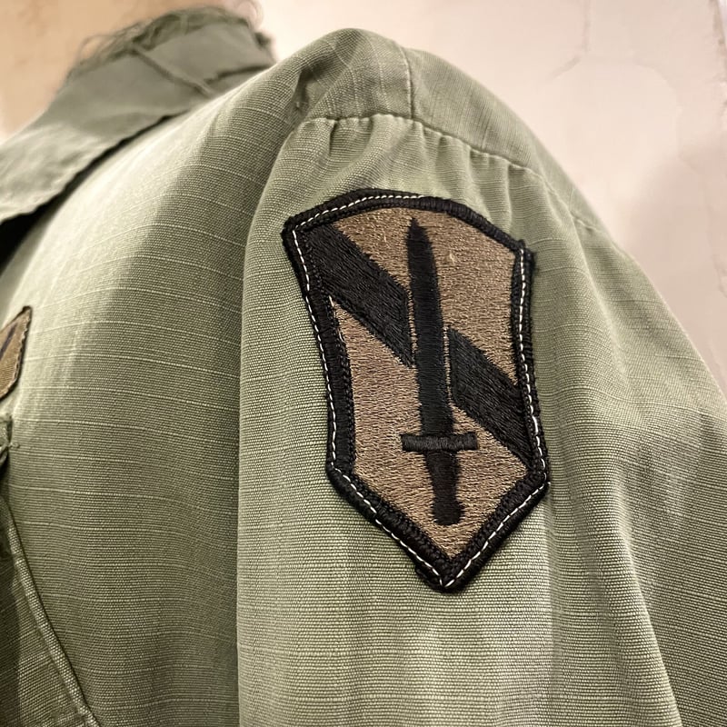 70s US ARMY Jungle Fatigue Jacket 4thタイプ リップストッ