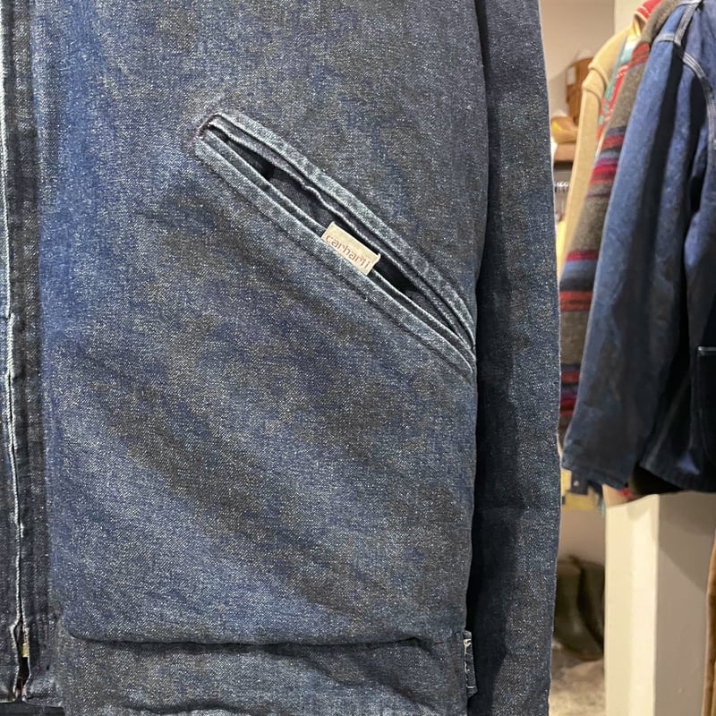 80s Carhartt デトロイトジャケット デニム地 USA製 ワーク