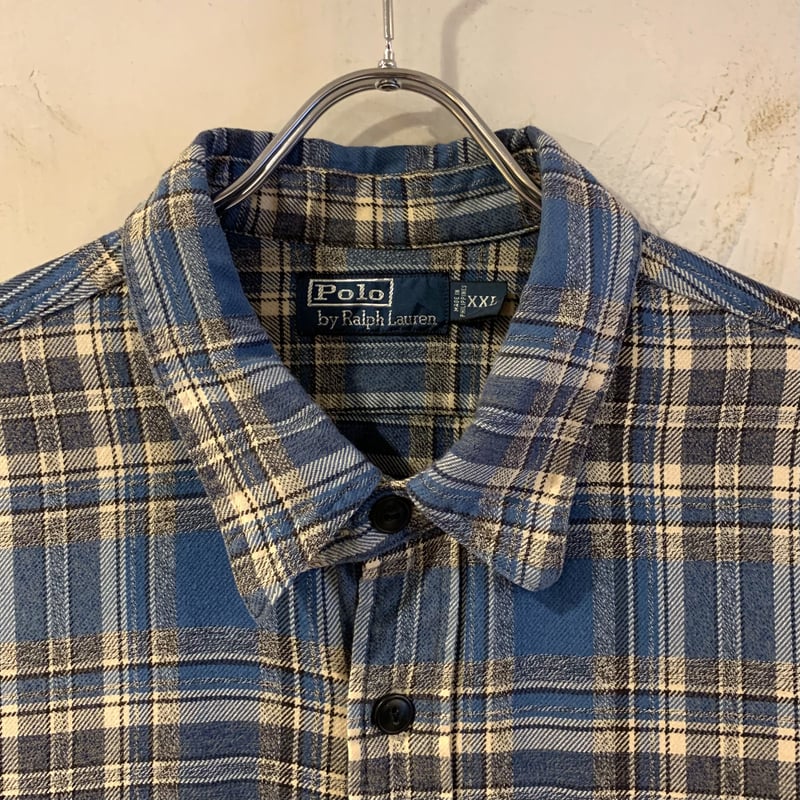 Polo by Ralph Lauren チェックネルシャツ ラルフローレン チン Polo by Ralph Lauren チェックネルシャツ ラルフローレン チン