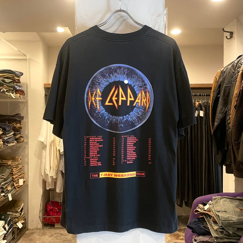 90s GIANT S/S バンドTシャツ DEF LEPPARD USA製 Size XL