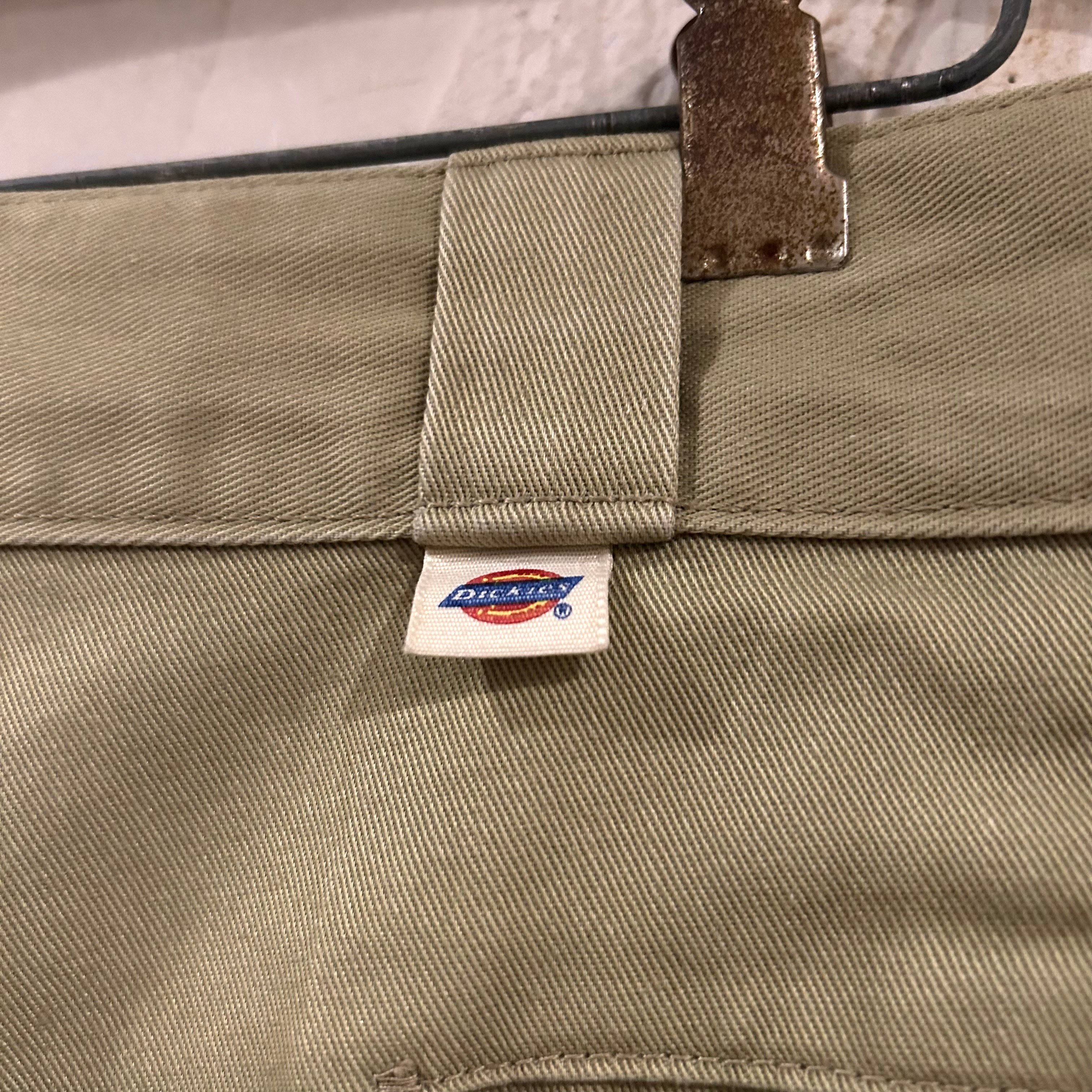 ディッキーズ 874 USA製 チビタグ Ｗ38×L32 ベージュ 80s Dickies 874 ワークパンツ ディッキーズ ベージュ チビタグ 38×32 U