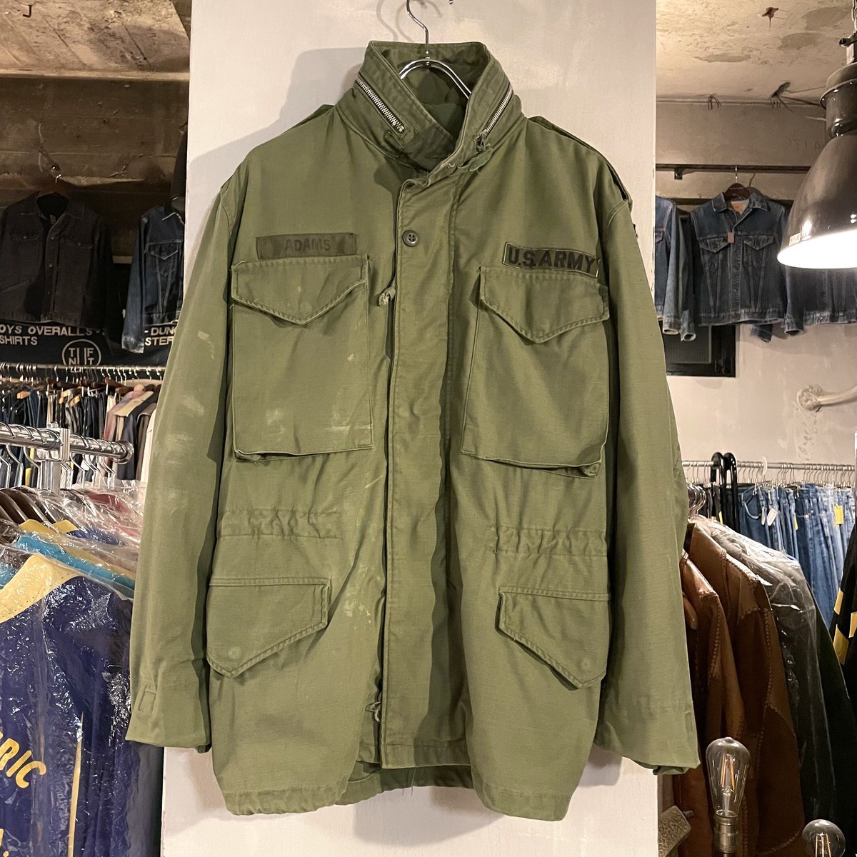 60s US ARMY M-65 Field Jacket 2ndタイプ アルミジップ フィー