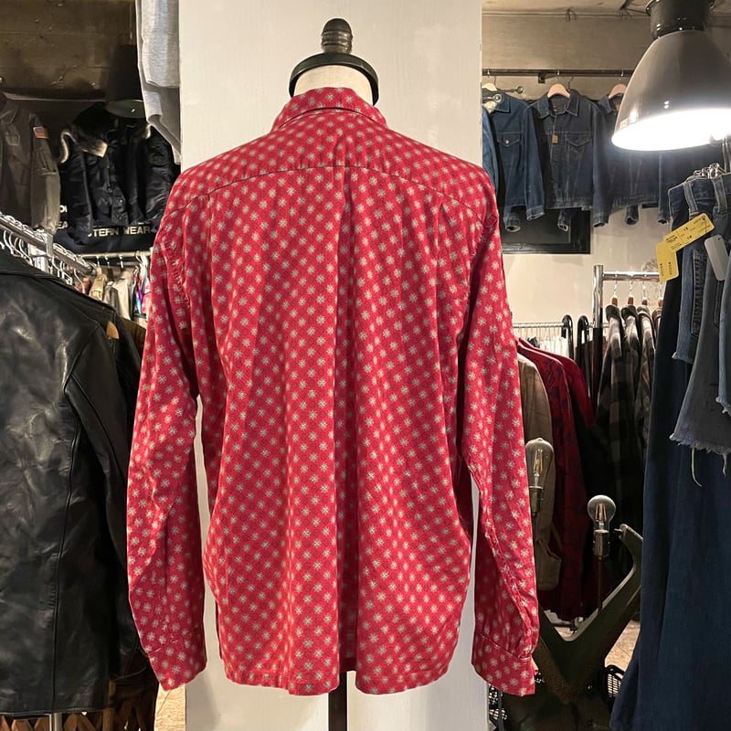 60s CAMPUS Vintage Shirt コットンシャツ USA製 総柄 ボックス