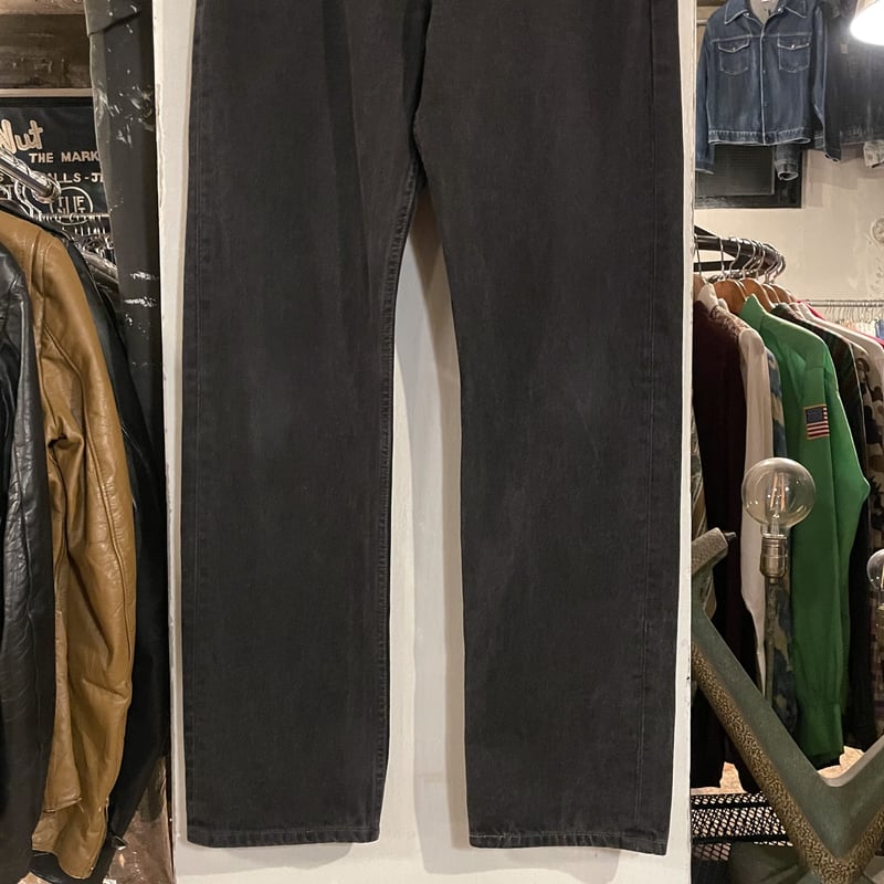 00s Levi's 501 0660 後染めブラックデニムパンツ 33×33 2000年 (