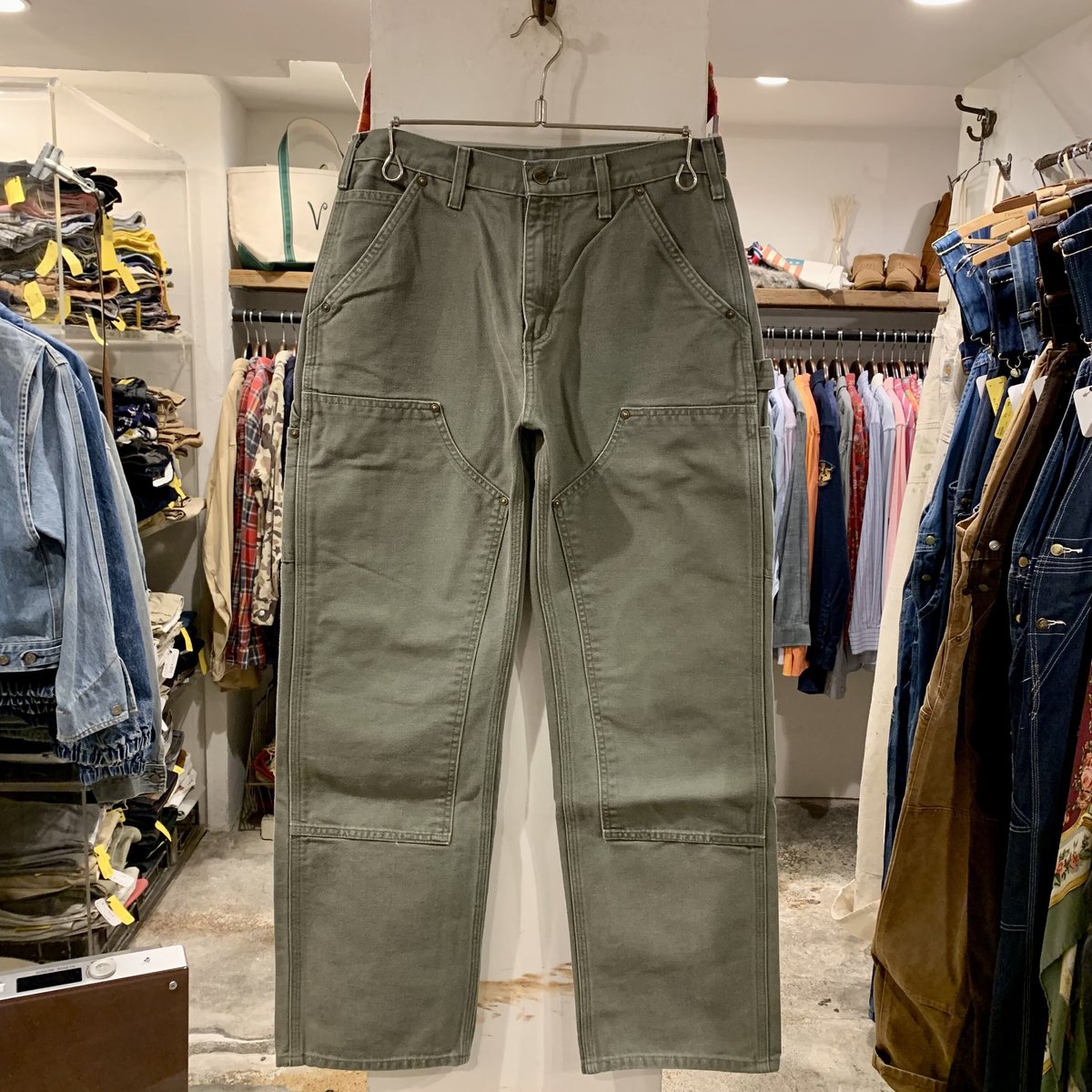 Carhartt ペインターパンツ　モスグリーン carhartt ダック地 ペインターパンツ カーハート モスグリーン