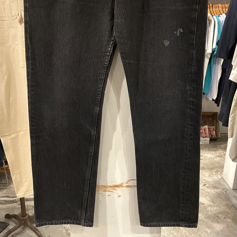Levi's 501 90年代 リーバイス501 後染めブラックデニムパンツ Levi's 501 90年代 リーバイス501 後染めブラックデニムパンツ