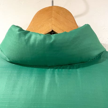 THE NORT FACE　80s　USA製　茶タグ　ダウンベスト　刻印入りボタン　ノースフェイス　(S0644)