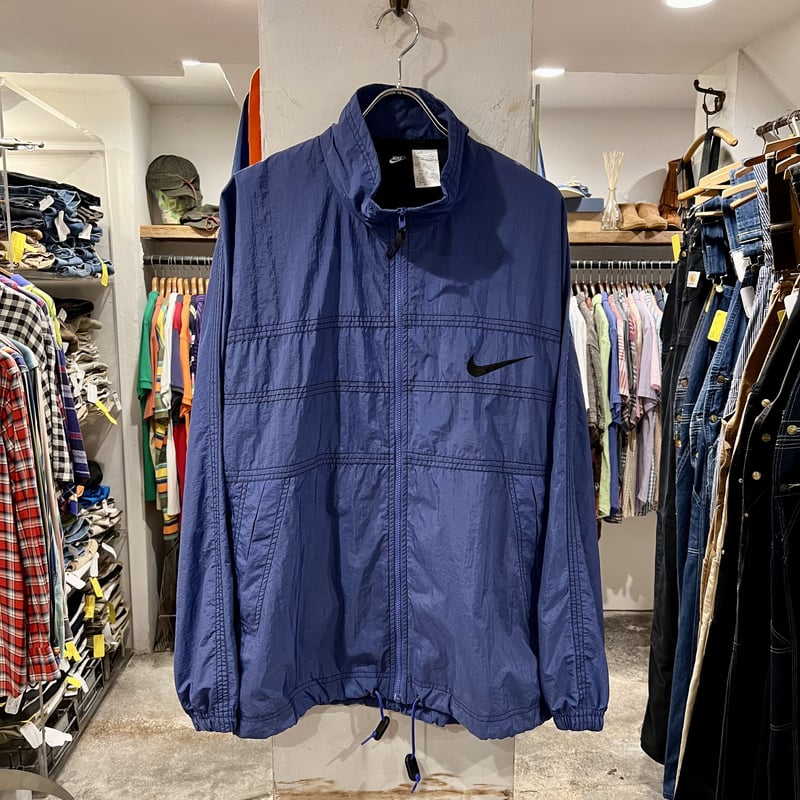 NIKE オレゴンプロジェクト　ネイビーブルー　ナイロンジャケット　Lサイズ Nike France 2018 Anthem Jacket - Deep Royal Blue/Obsidian/White