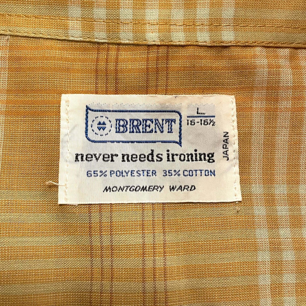 ▪️60’s【BRENT】NO SLEEVE ▪️60's【BRENT】NO SLEEVE 60s Retro Shirt: 60s -Brent- Mens