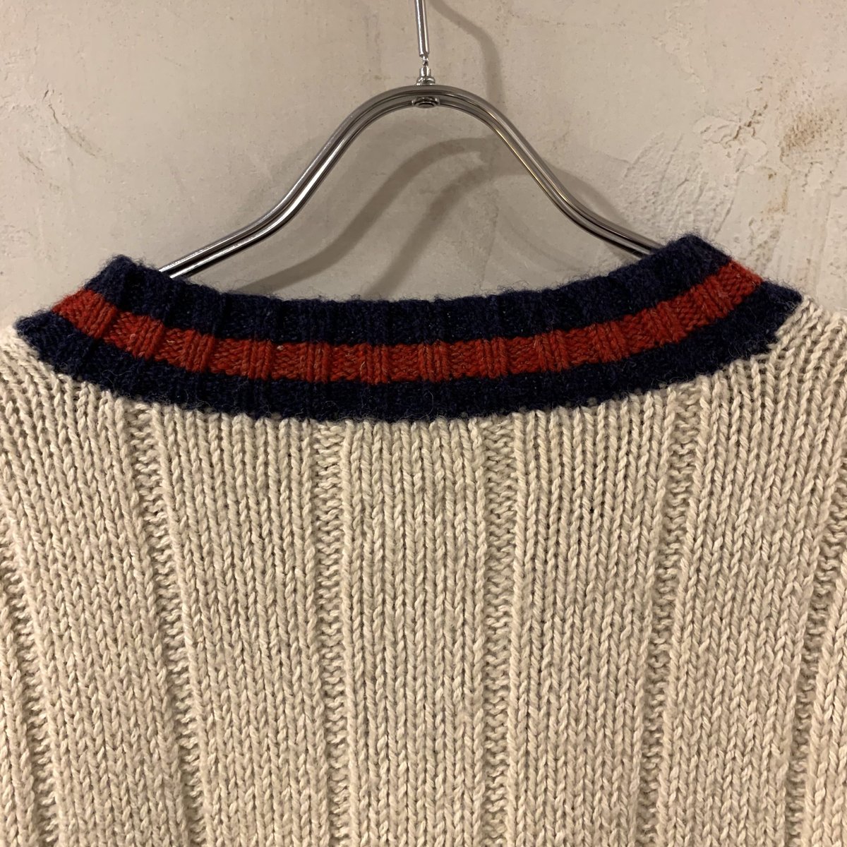 Polo by Ralph Lauren チルデンニット S 90s POLO by Ralph Lauren チルデンニット ラルフローレン XXL (S