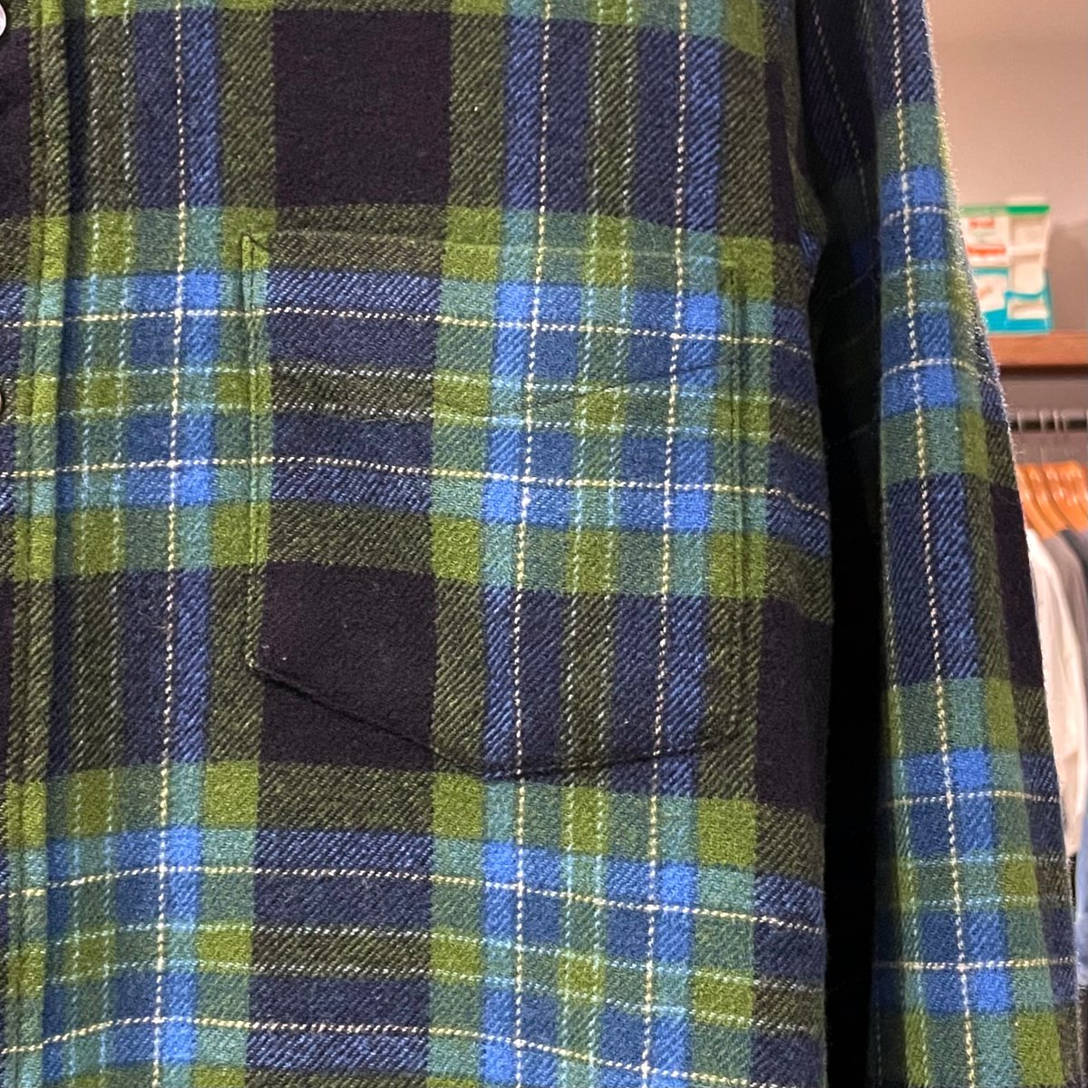 60s PENDLETON L/S ウールシャツ USA製 Size M 三点留 BDシャツ