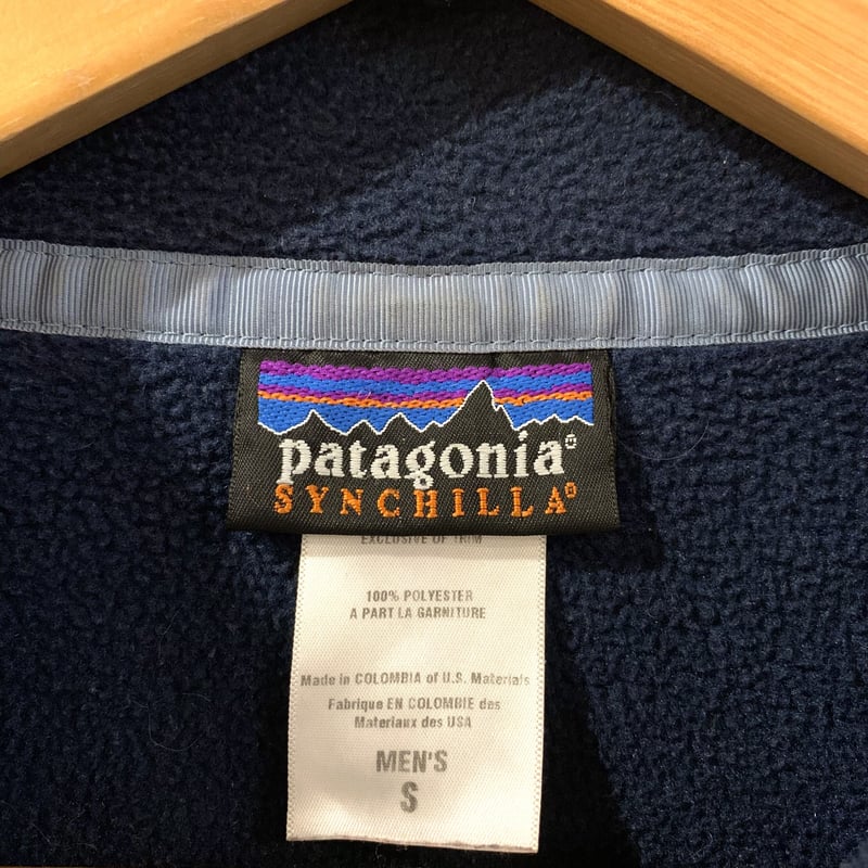 patagonia シンチラスナップT パタゴニア スナップT ネイビー SYNCHILA