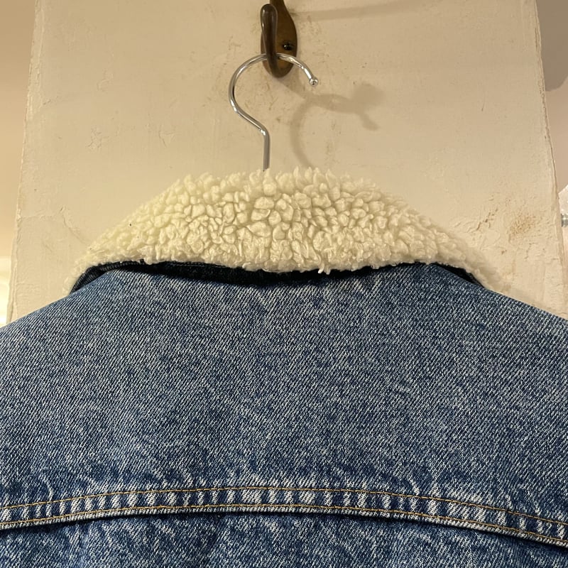 80s Levi's 70608-0216 リーバイス デニムボアジャケット ヒゲ