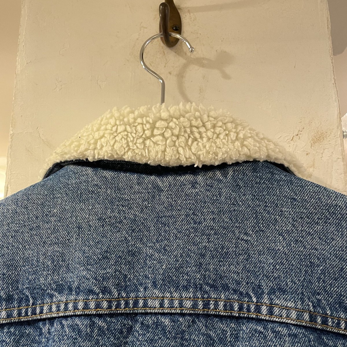 80s Levi's 70608-0216 リーバイス デニムボアジャケット ヒゲ USA製