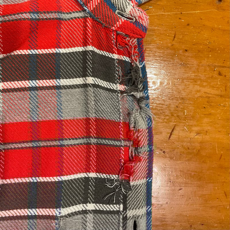 70s BIG MAC L/S ネルシャツ USA製 Size L コットンシャツ ビッグマッ