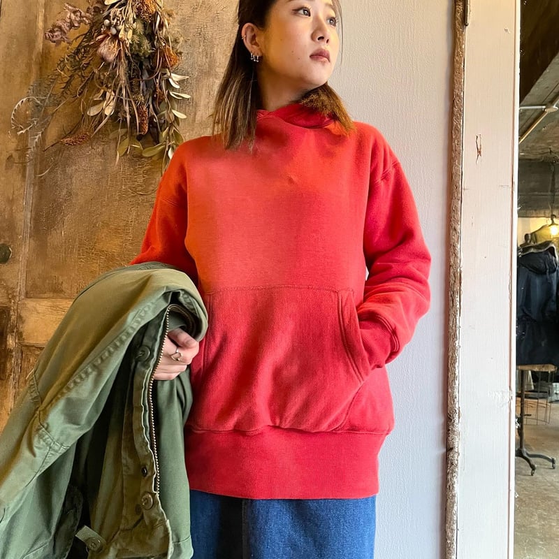 50s Brand Unknown Vintage Sweat Hoodie Parka ダブ...