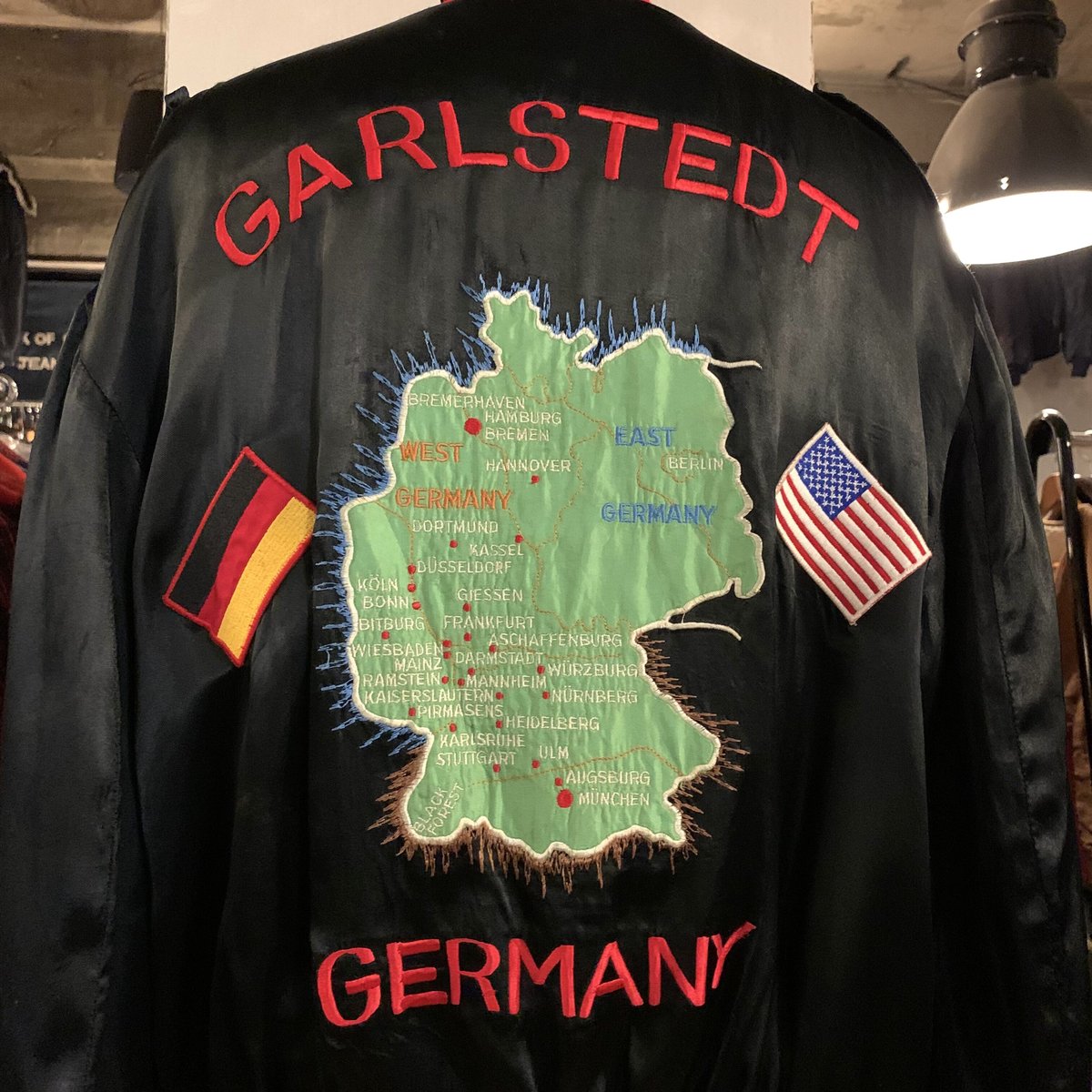 80s US ARMY GERMANY Souvenir Jacket スーベニアジャケット