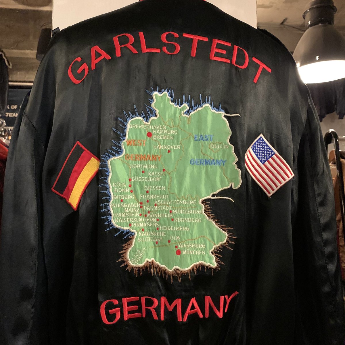 80s US ARMY GERMANY Souvenir Jacket スーベニアジャケット 