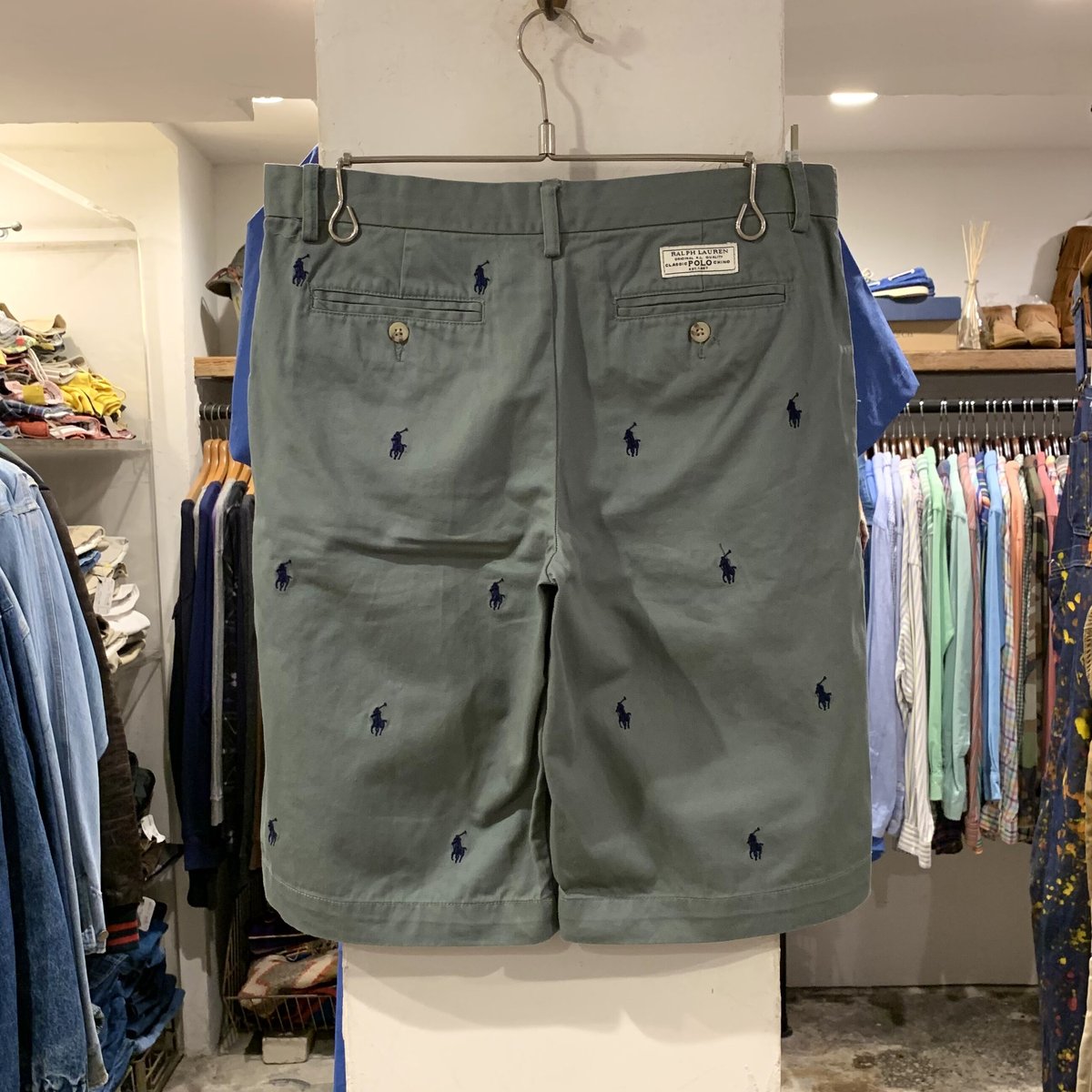 Polo by Ralph Lauren 総柄 チノショーツ ポニーマーク ポロチノ