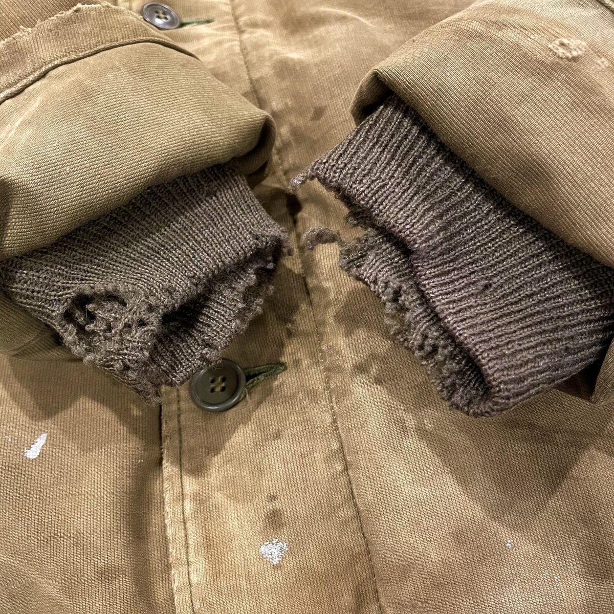 US NAVY 40s N-1 DECK JACKET CONMARジップ コの字留 デッキジ US NAVY 40s N-1 DECK JACKET CONMARジップ コの字留 デッキジ
