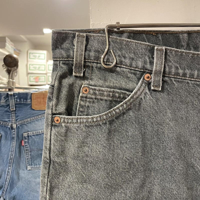 Levi's 517 ブラックデニムパンツ ブーツカット フレアパンツ