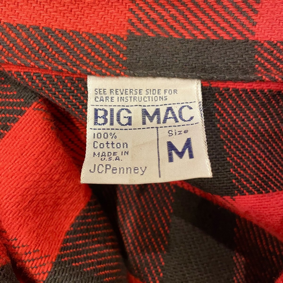 BIG MAC 70s バッファローチェック フランネルシャツ USA製 (S0414) |