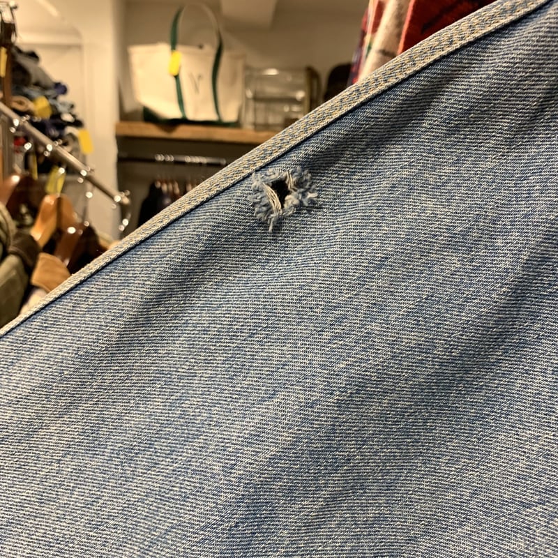 80s POLO RALPH LAUREN デニムジャケット インディアンヘッド 白