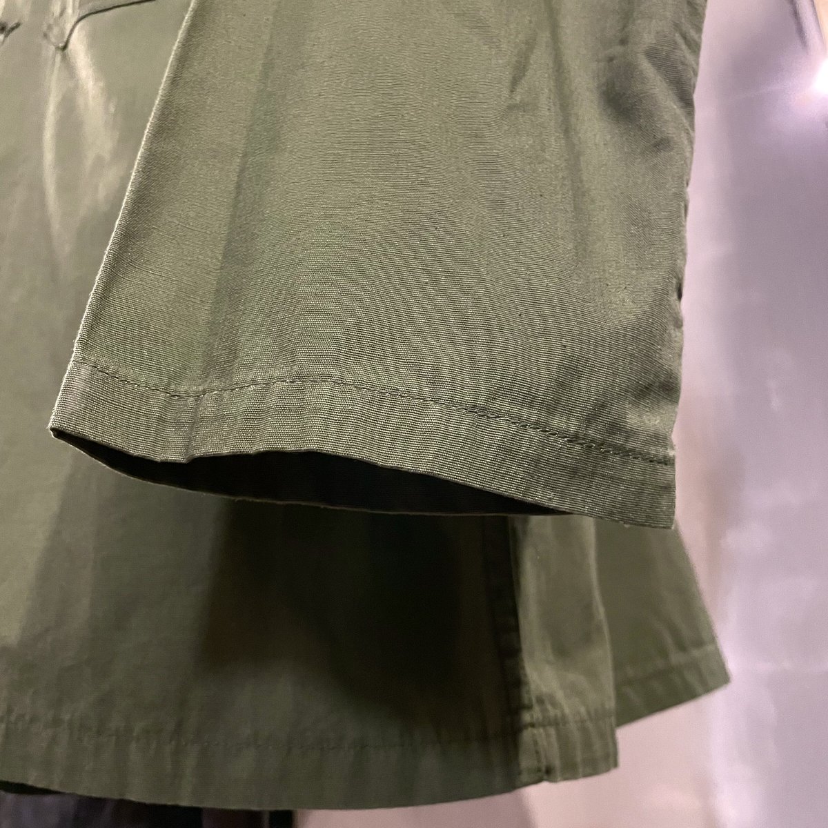 50s60s ビンテージ B.V.D コットンポプリン ユーティリティーシャツ 60's】【ビンテージ】【B.V.D】u.s.army【PX品】【コットン
