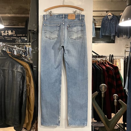 80s　Levi’s 501 0115　デニムパンツ　33×33　ナイロンフットボタン　USA製　1988年　(S3498)