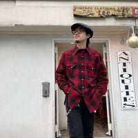 60s PENDLETON ウールチェックシャツ ペンドルトン オンブレ