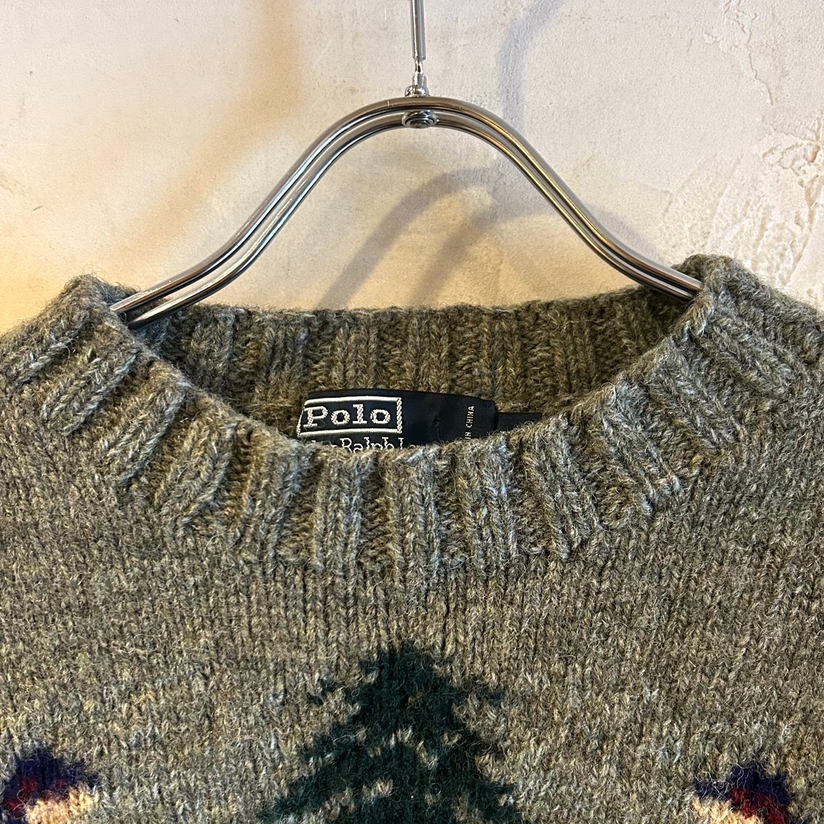 Polo by Ralph Lauren ウールセーター ラルフローレン スキー柄 Polo by Ralph Lauren ウールセーター ラルフローレン スキー柄