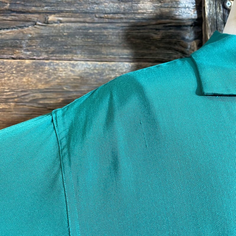 ウェア・シャツ 50s The Master Bowler bowling shirt 1950's “ The Master Bowler ” ボーリングシャツ グリーン