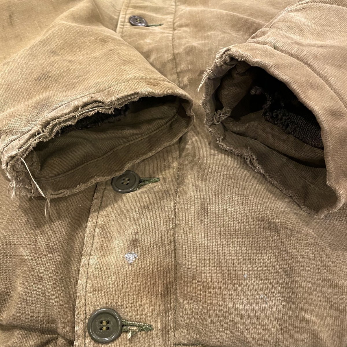US NAVY 40s N-1 DECK JACKET CONMARジップ コの字留 デッキジ