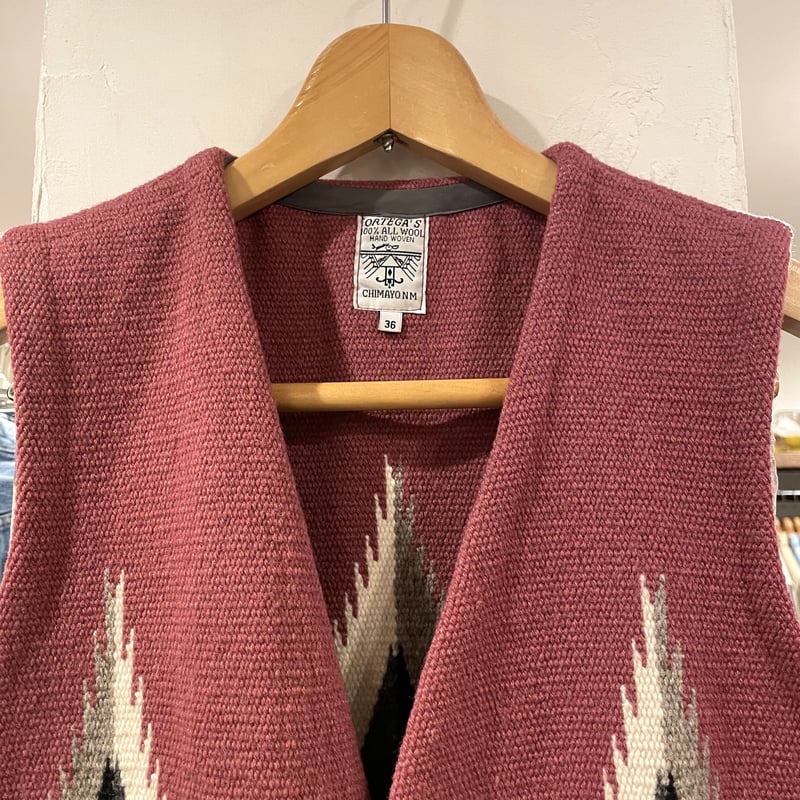 ORTEGA'S CHIMAYO VEST ヴィンテージ チマヨベスト オルテガ社製 ORTEGA'S CHIMAYO VEST ヴィンテージ チマヨベスト オルテガ社製