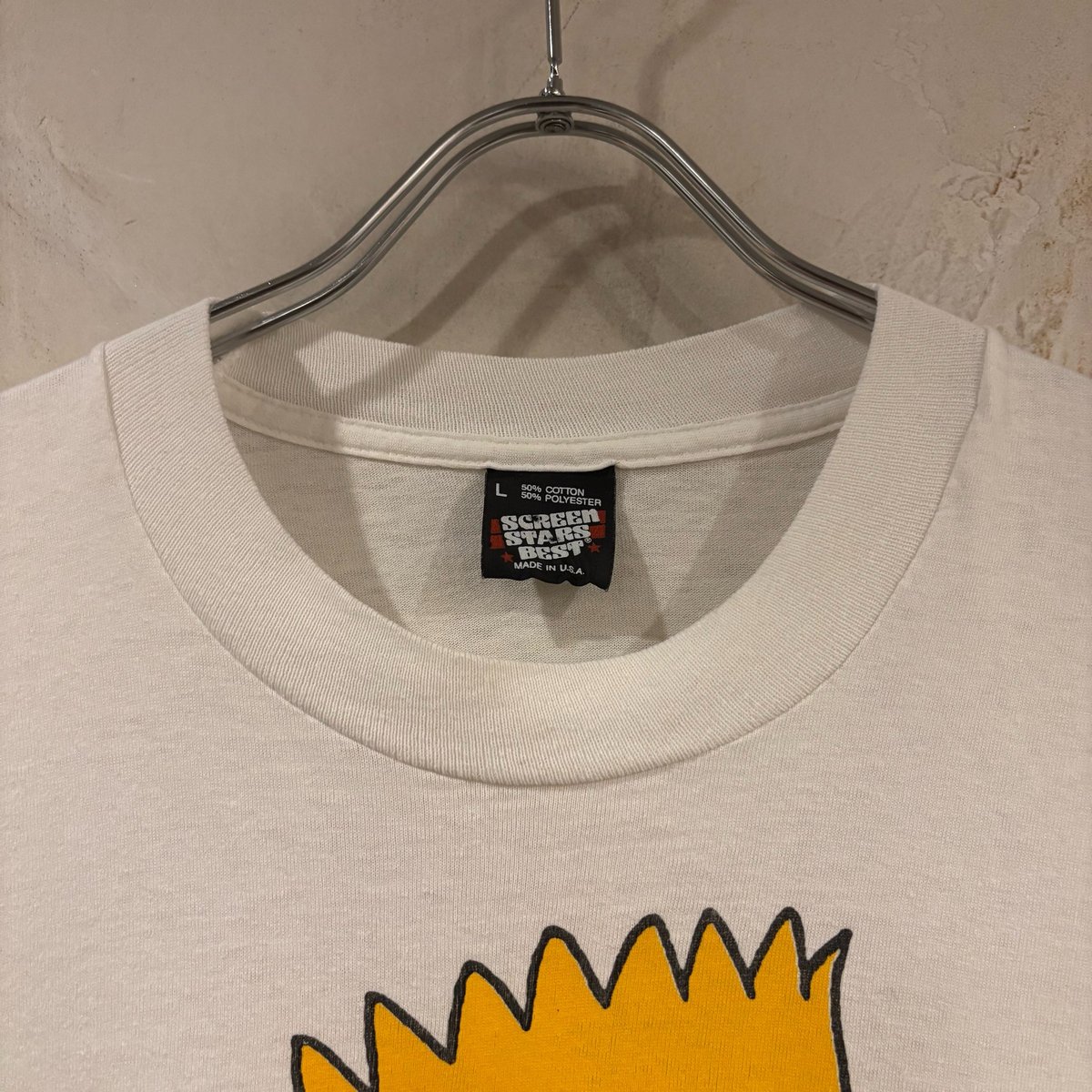 90S シンプソンズ　ホーマー　シングルステッチ　L Screen Stars 90s SCREEN STARS S/S Tシャツ THE SIMPSONS USA製 Siz