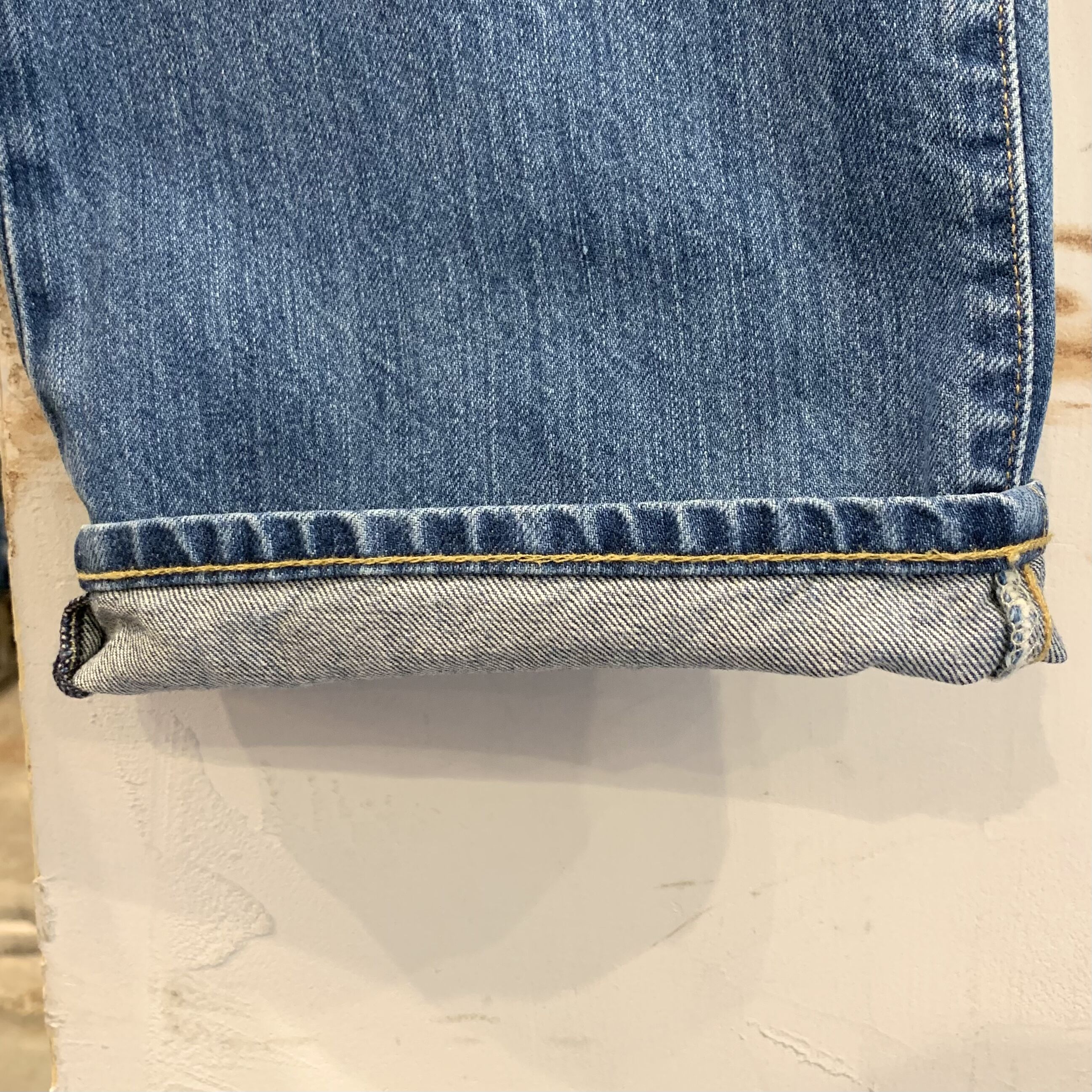 Polo RALPH LAUREN デニムパンツ ジップタイプ 裾チェーンステッチ