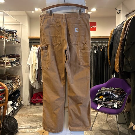 carhartt　ダック地　ペインターパンツ　カーハート　ブラウン　32×30　(S4360)