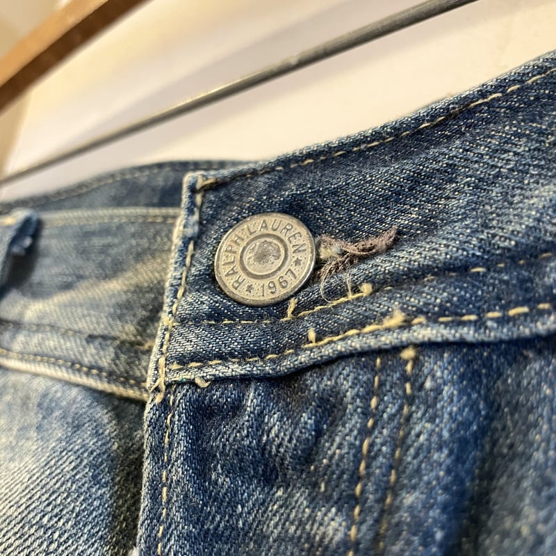 Ralph Lauren カットオフデニムパンツ DEAD STOCK USED加工 Ralph Lauren カットオフデニムパンツ DEAD STOCK USED加工