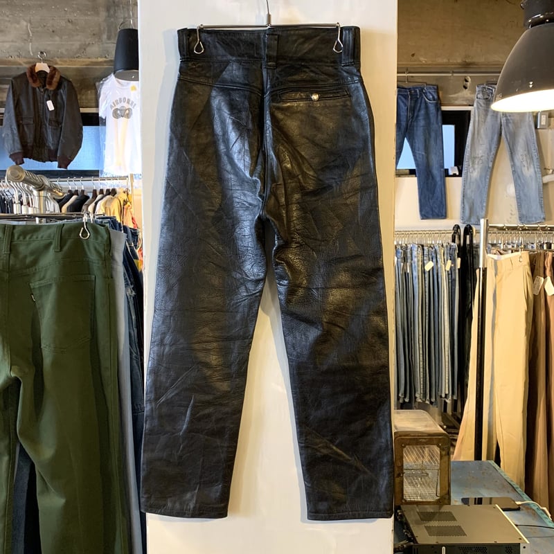 50s Buco J-99 ブコ 跳ね馬青タグ ホースハイド レザーパンツ 50s Buco J-99 ブコ 跳ね馬青タグ ホースハイド レザーパンツ