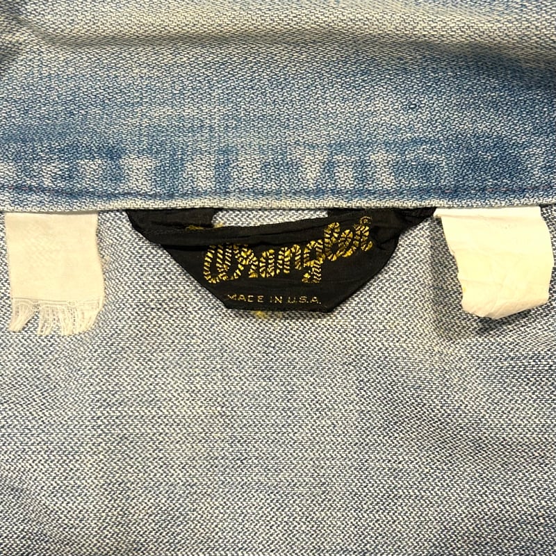 70s Wrangler 126MJ デニムジャケット ラングラー Size 44 USA製 70s Wrangler 126MJ デニムジャケット ラングラー Size 44 USA製
