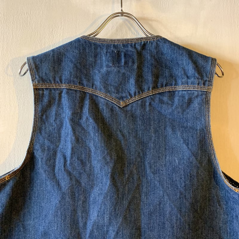 80s Levi's 60506-0916 リーバイス デニムベスト オレンジタブ 80s Levi's 60506-0916 リーバイス デニムベスト オレンジタブ