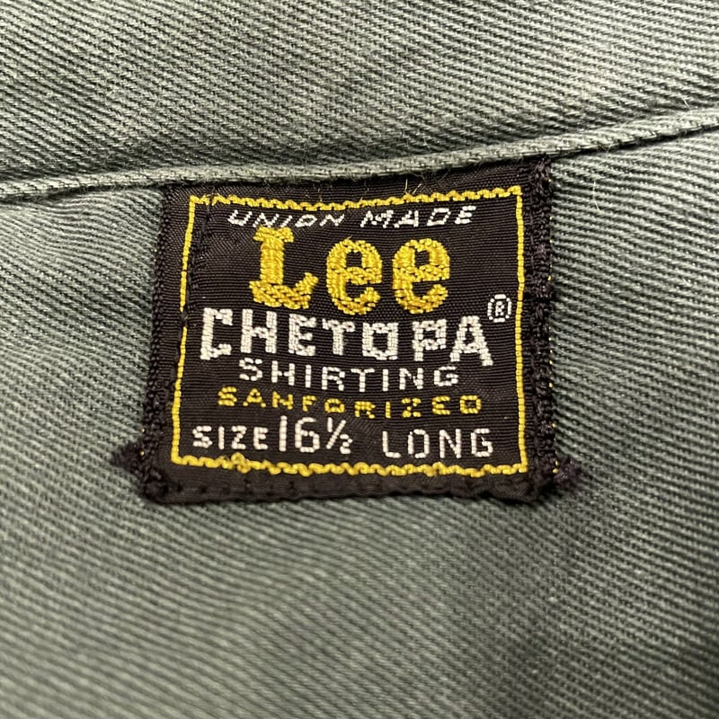 Lee 60s CHETOPA SHIRTING ヴィンテージワークシャツ ユニオン Lee 60s CHETOPA SHIRTING ヴィンテージワークシャツ ユニオン