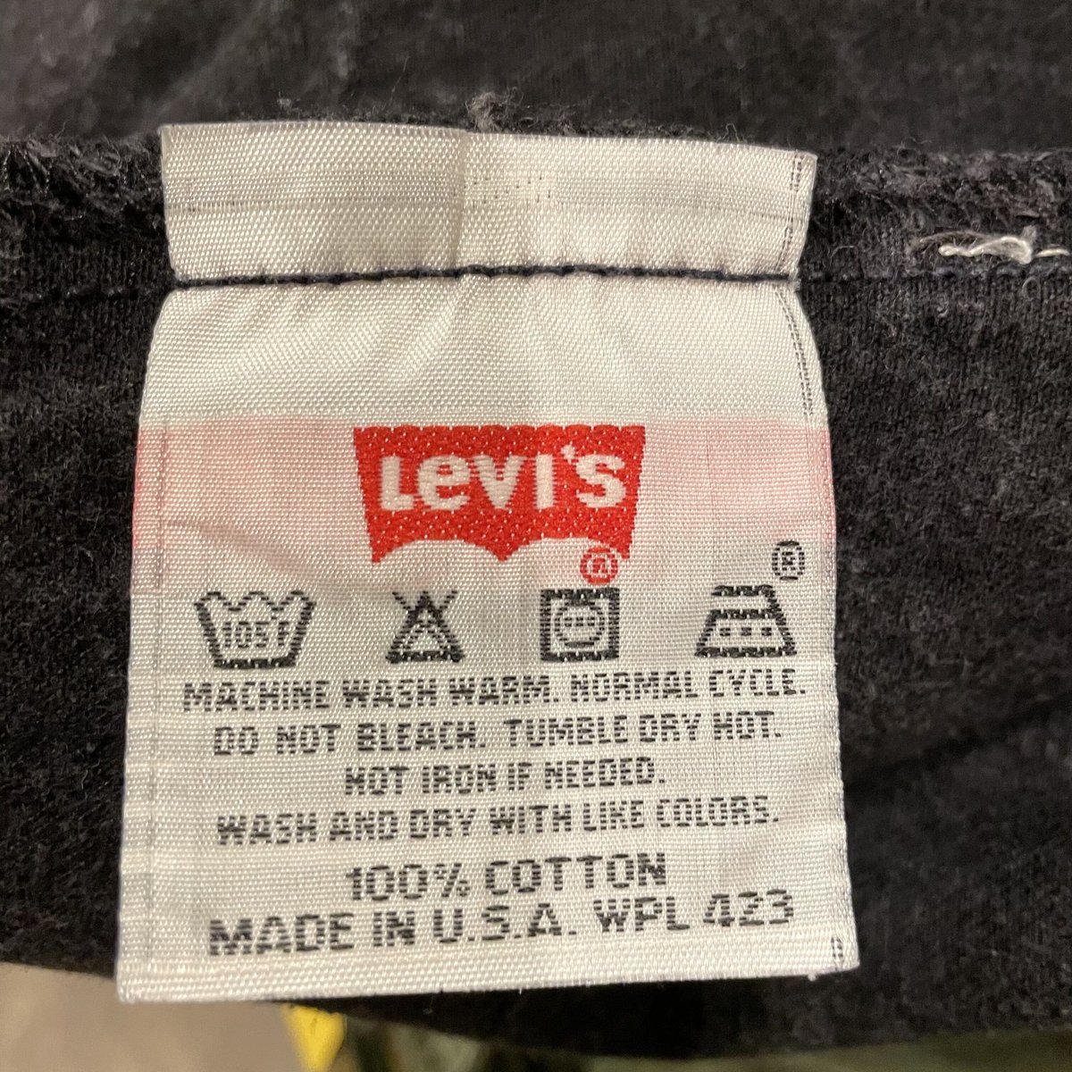 Levi's 501 90年代 後染めブラックデニム ボタン裏522 USA製 Levi's 501 90年代 後染めブラックデニム ボタン裏522 USA製