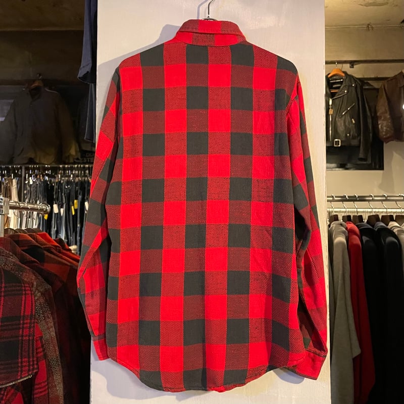 70s BIG MAC L/S ネルシャツ USA製 Size M コットンシャツ JC PE