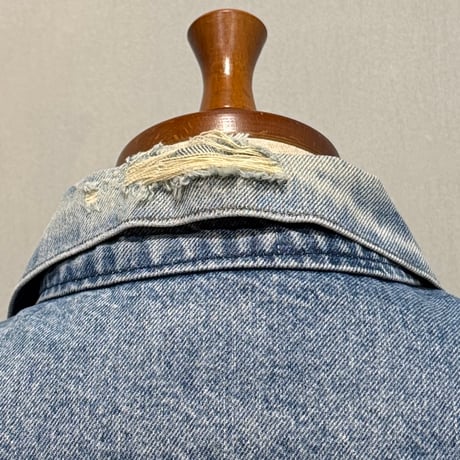 70s　Levi’s 70505 0317　デニムジャケット　ブランケット付　Size 44　USA製　リーバイス　雰囲気系　(S5196)